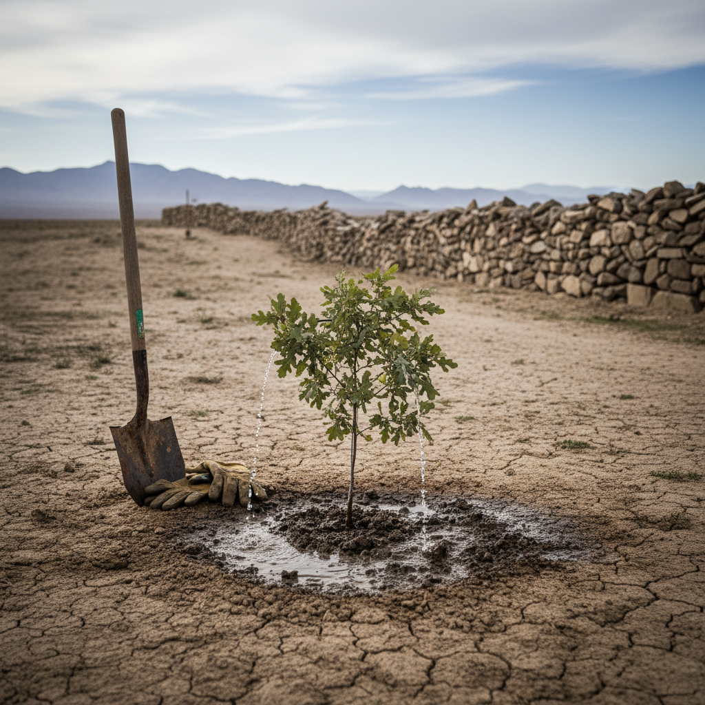 Commitment in action, not just words.