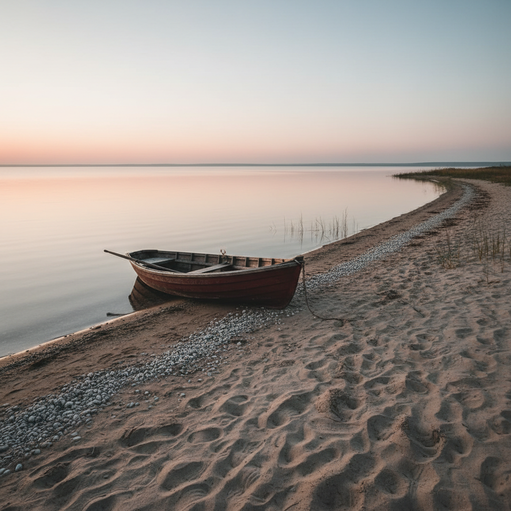 Woman walking determinedly towards a bright, shining future.