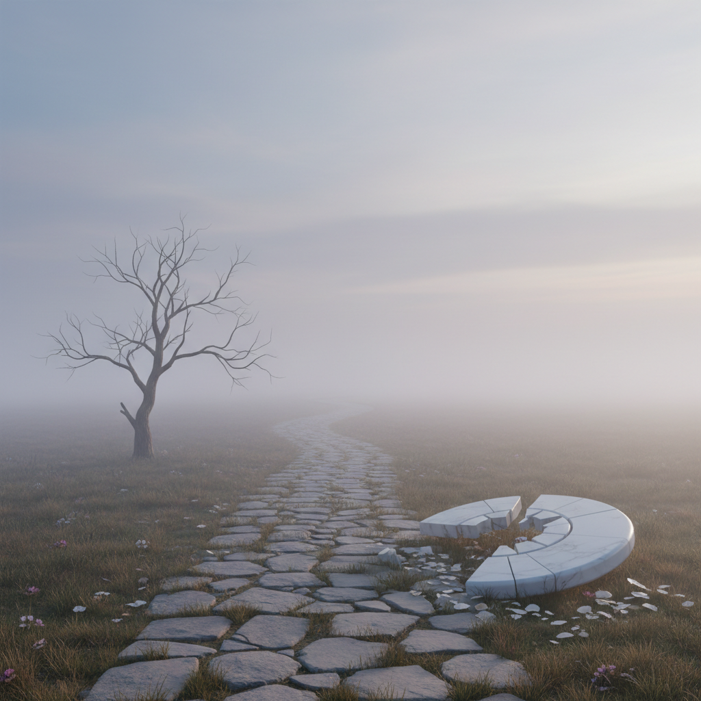 Dreams vs. doubt and failure illustration.