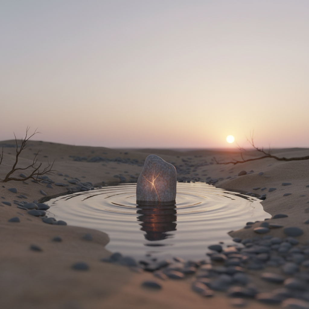 Creative person working on an art project.