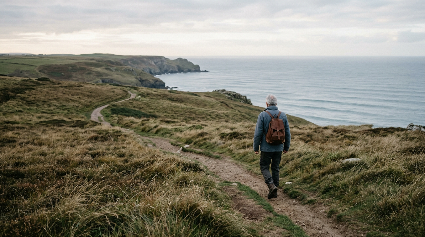 Man embracing vibrant life, overcoming fear of not living.