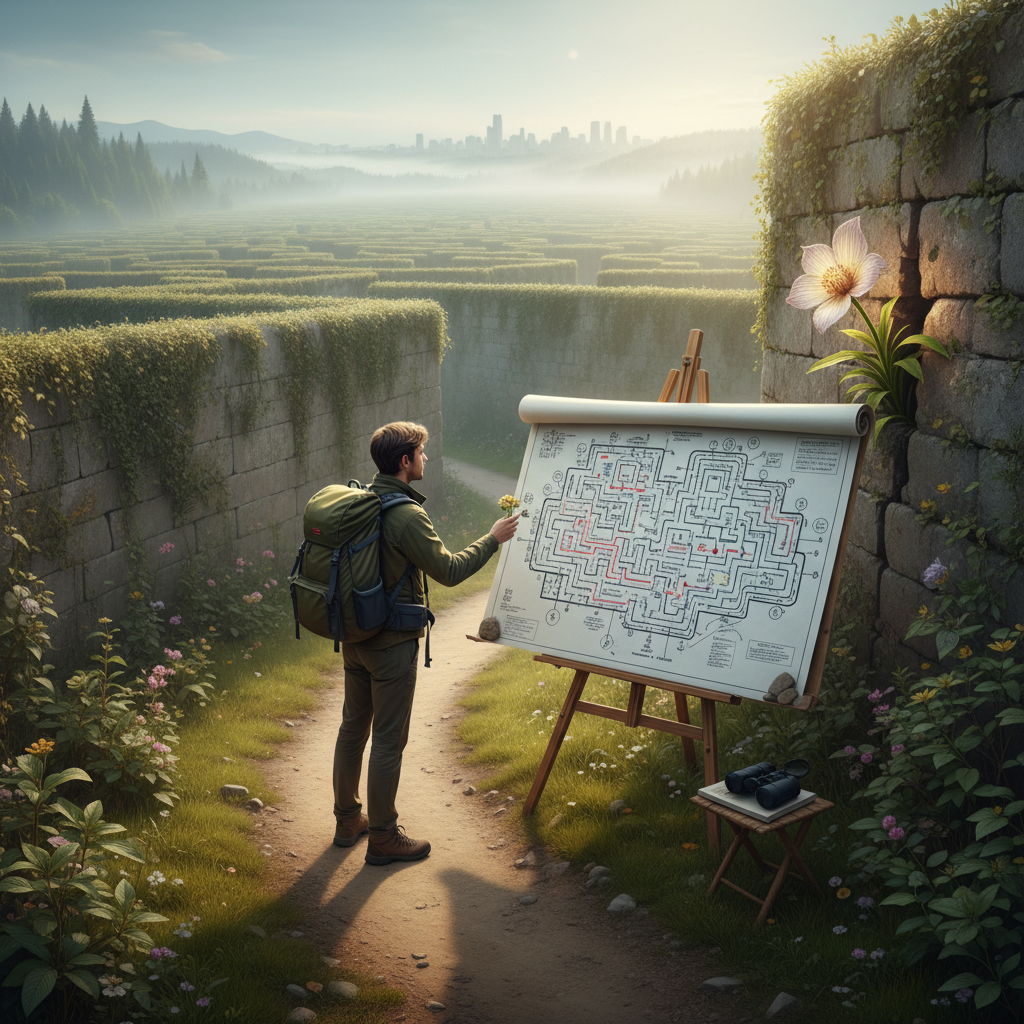 Planning vs. presence: Focused mind vs. mindful living.