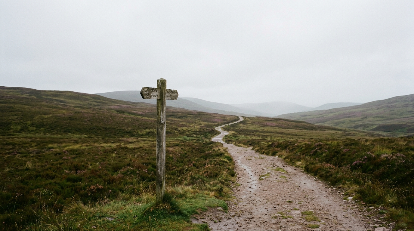 Person determinedly climbing a rocky mountain path, symbolizing overcoming challenges.