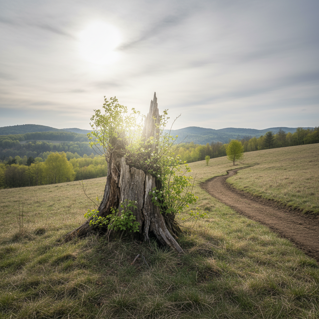 Growth beyond fall: embracing change and improvement.