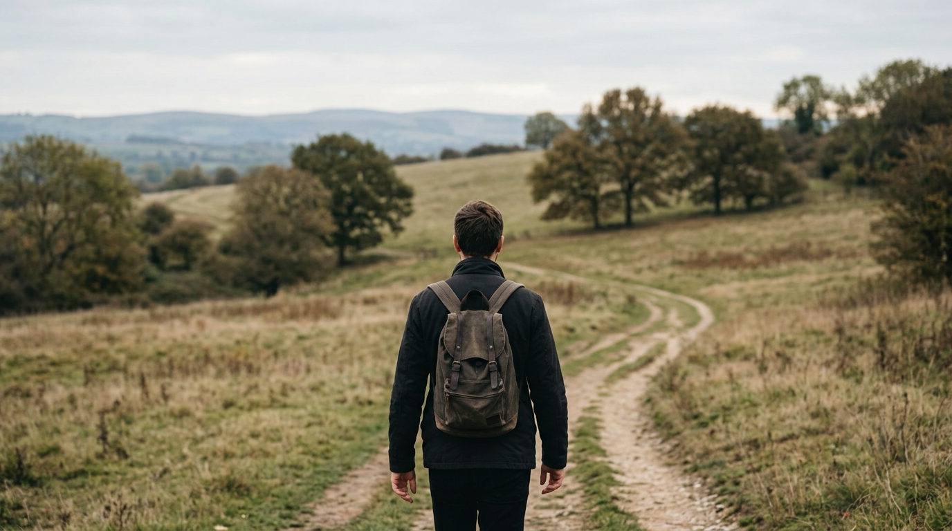 Person deciding their future path, embracing self-determination.