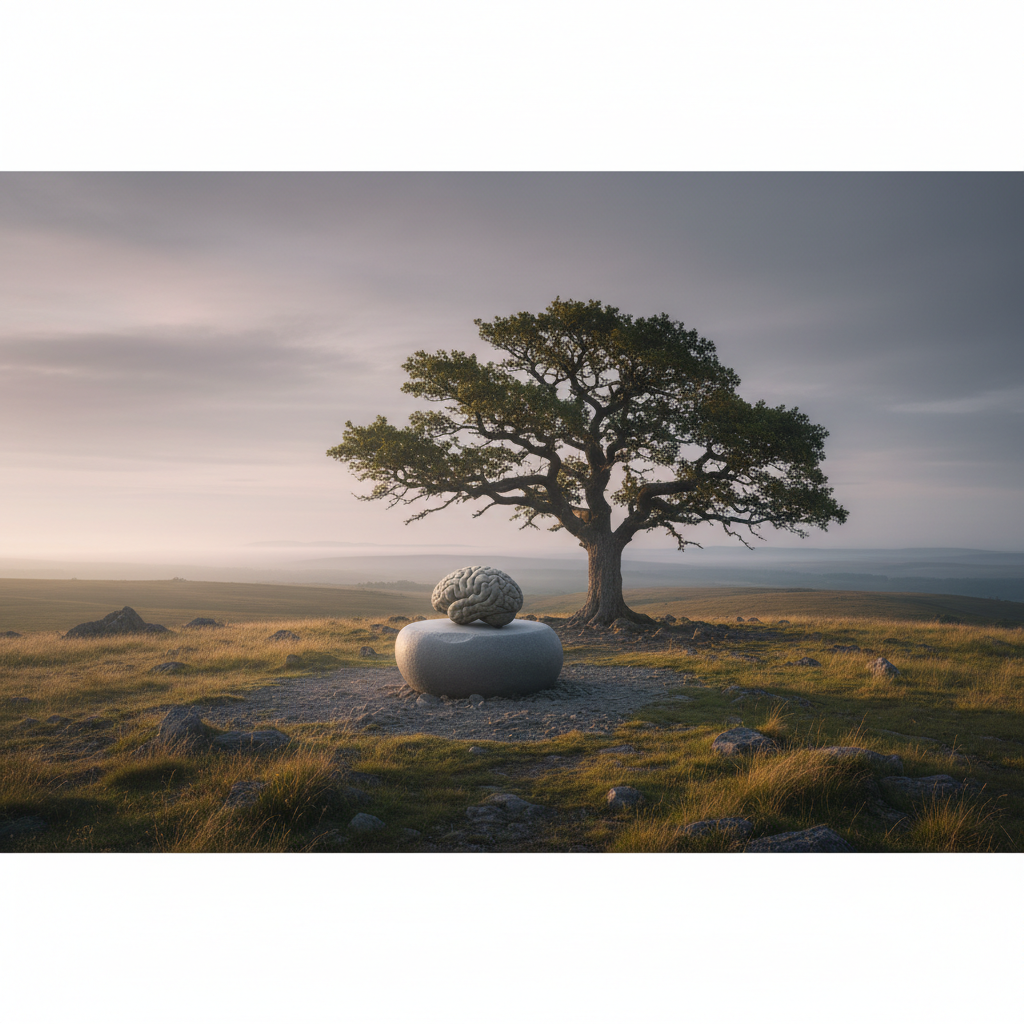 Cogito ergo sum phrase on a chalkboard
