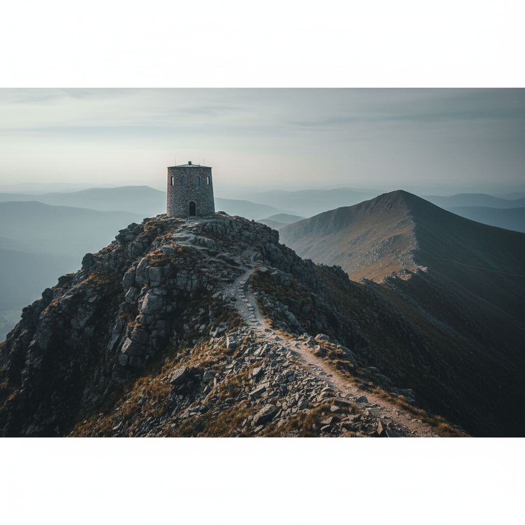 Man cautiously looking around with a concerned expression.