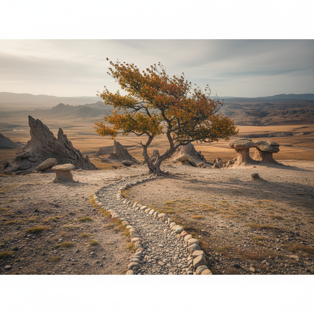 Close-up of a unique, whimsical sculpture.