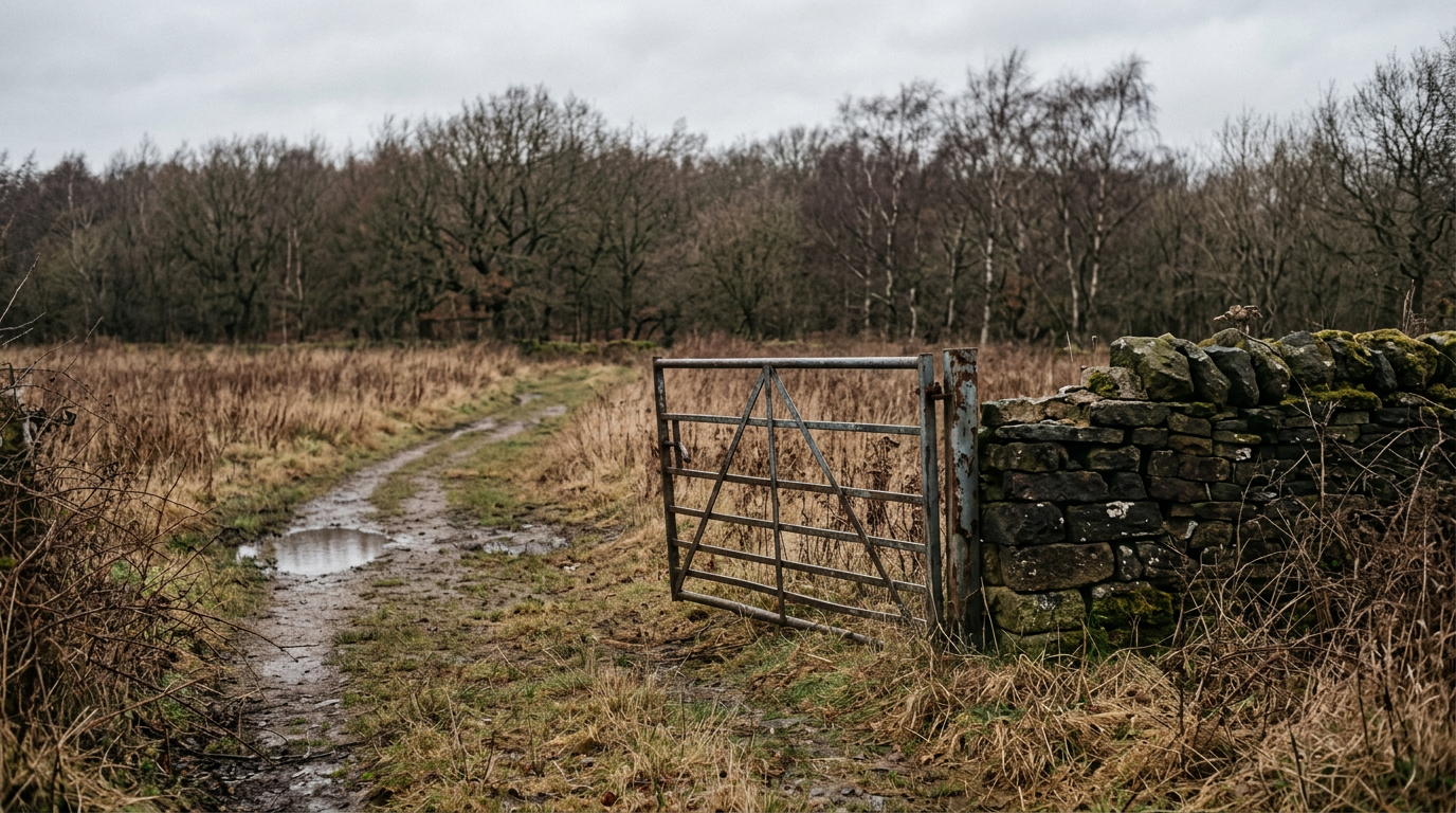Man standing before large, imposing castle doors.