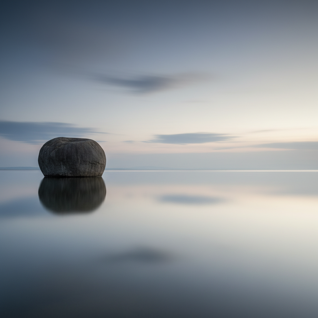 Calm, focused person with a neutral expression.