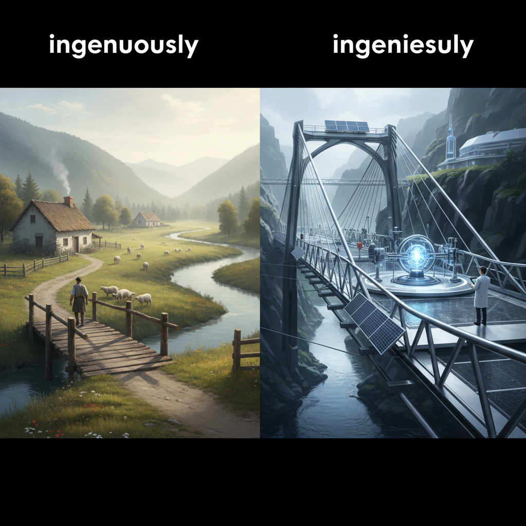 Ingenuous vs. Ingenious word comparison