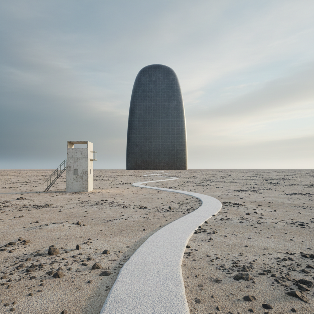 Inspectorial illustration: A magnifying glass inspects a document.