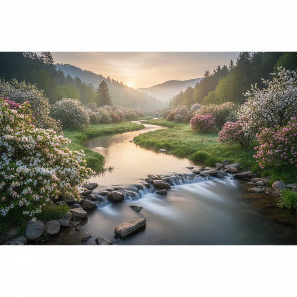 Melodious sounds of a bird singing in a forest.