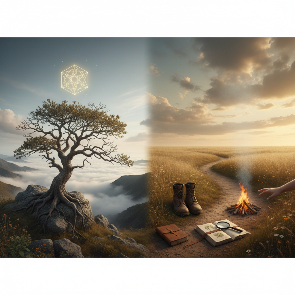 Noetic and empirical knowledge comparison