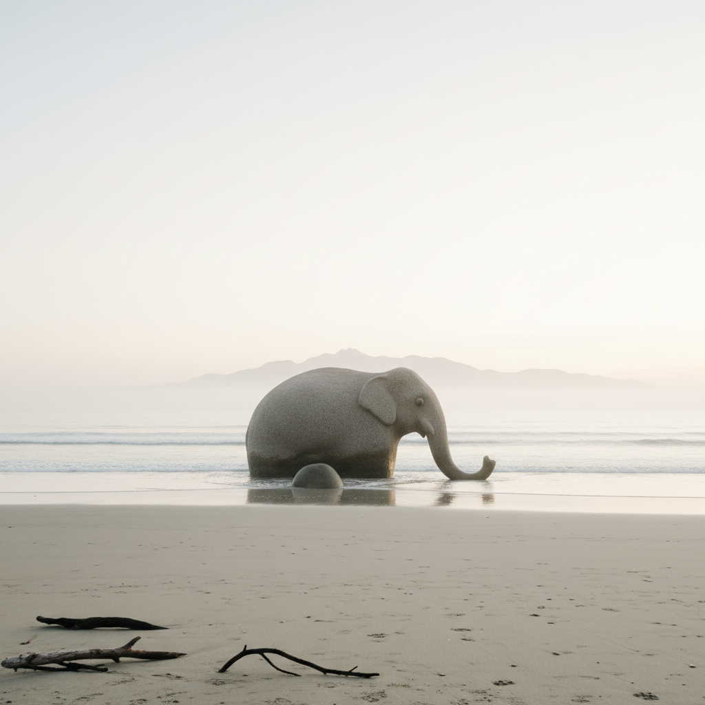 Faces in clouds, patterns in nature, visual pareidolia examples.