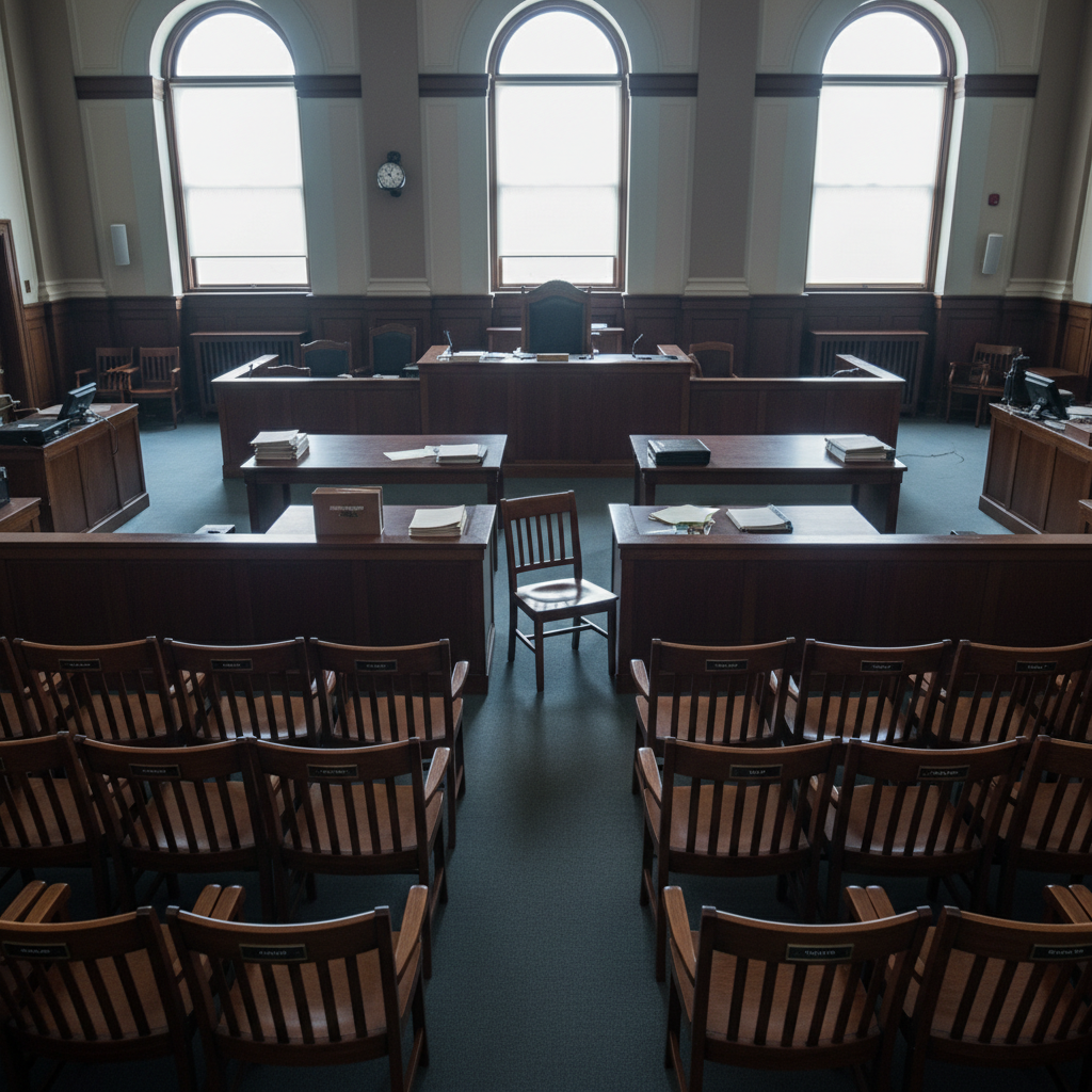 Jury selection, peremptory challenge icon