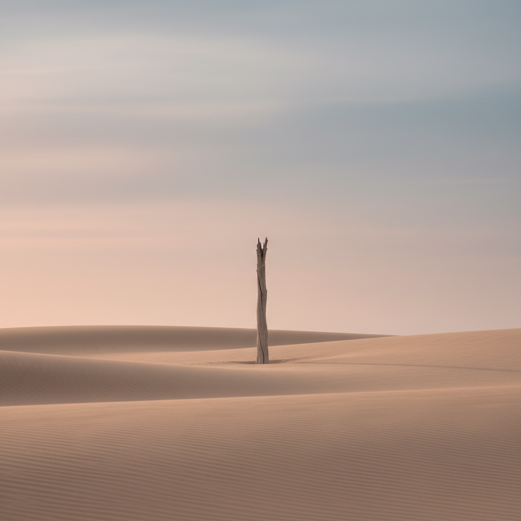 Reductive art: minimalist forms, reduced colors, abstract shapes.