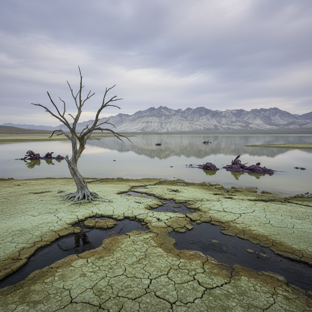 Man recoiling in disgust from something unseen.
