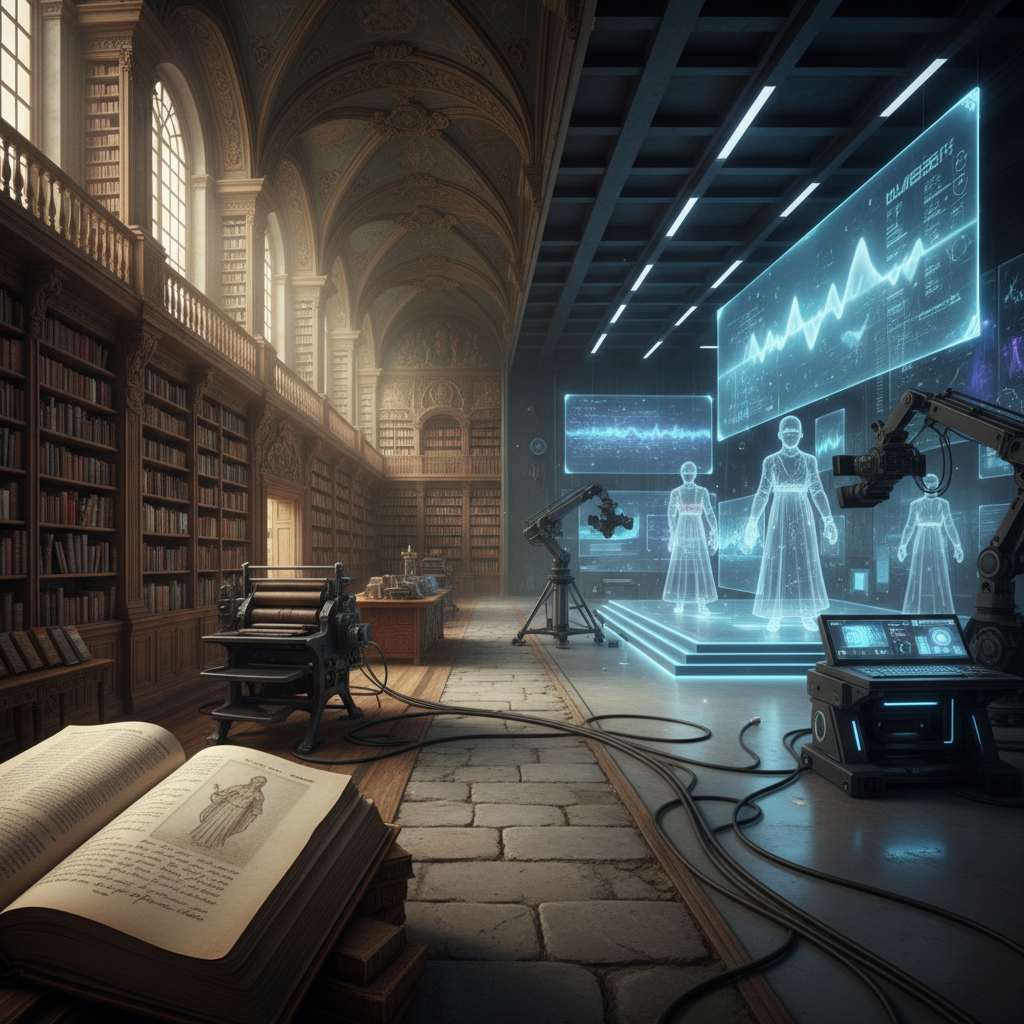 Books and screens – the evolution of storytelling.